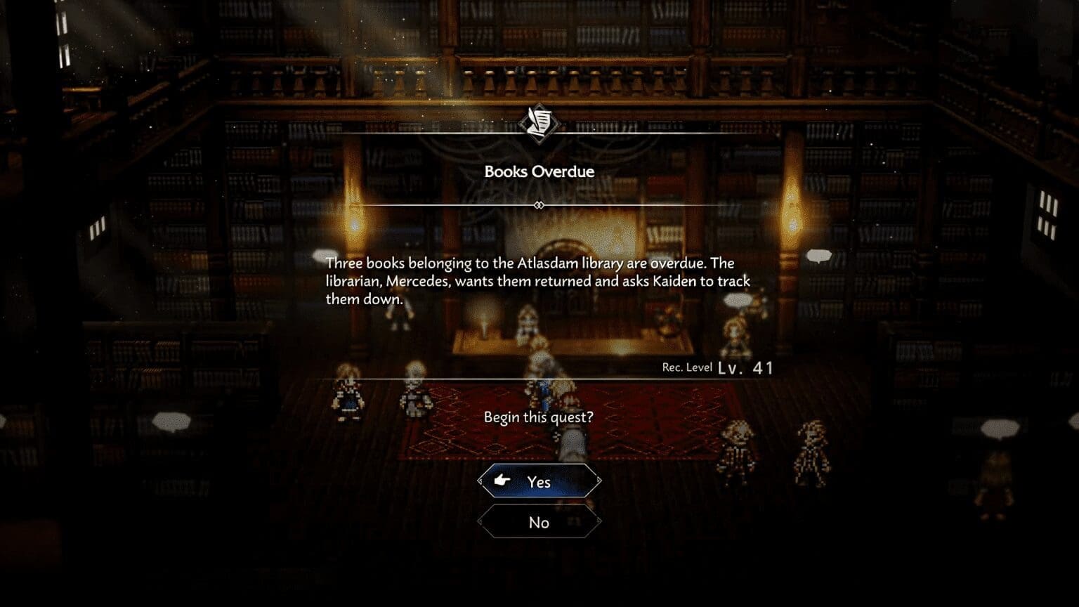 Octopath Traveler 0 – All 3 Locations for Books Overdue quest Octopath Traveler 0 Books Overdue Quest