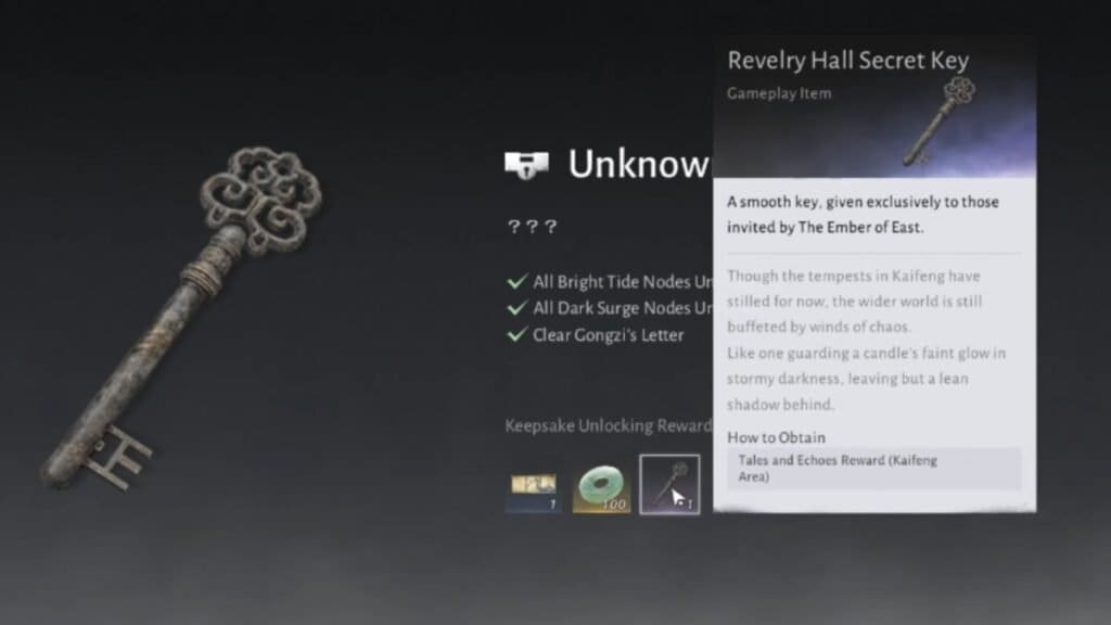 Where Winds Meet – Where to use Revelry Hall secret key Where Winds Meet