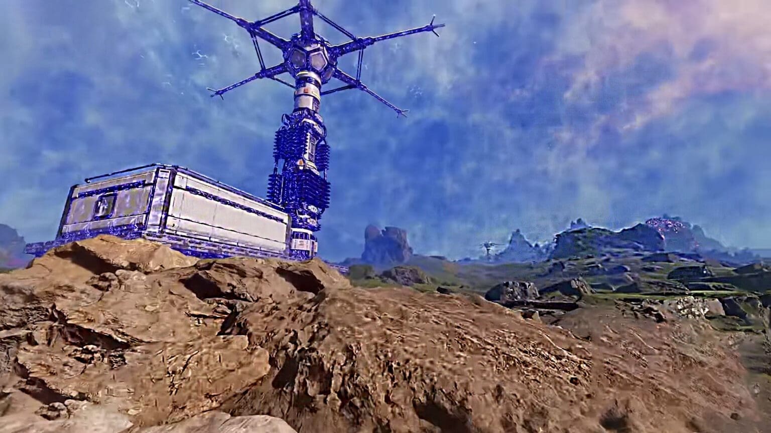 StarRupture Blue Fog around Base Image