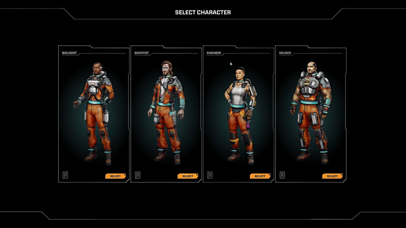 StarRupture Character Selection Screen