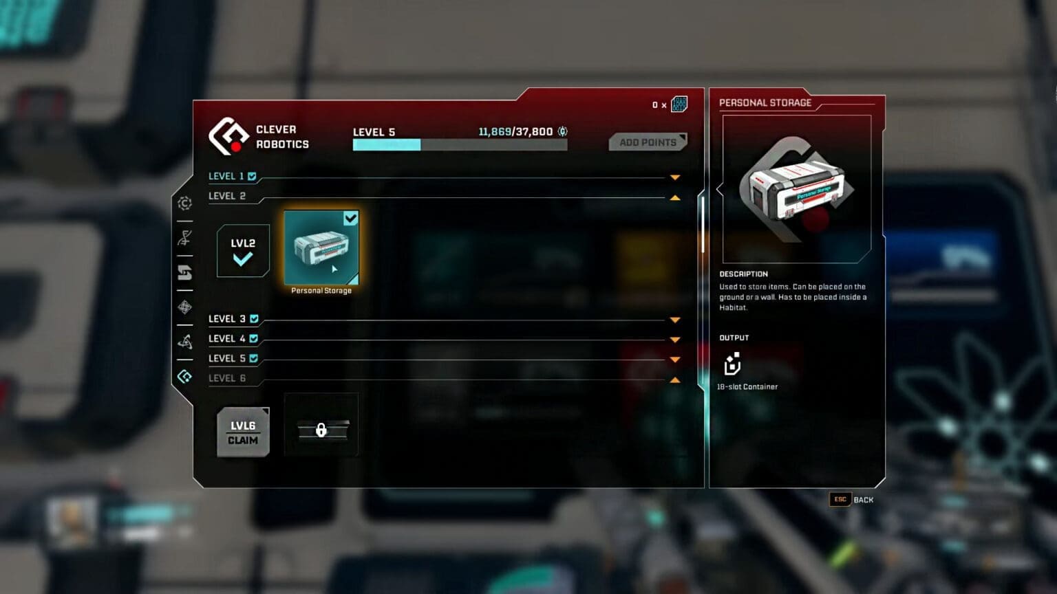 StarRupture Clever Robotics Personal Storage Unlock