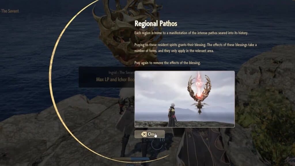 Regional Pathos Overview in Code Vein 2.