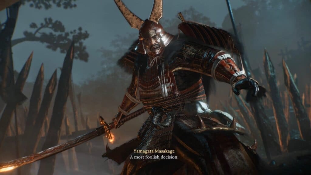 Yamagata Masakage in Nioh 3.