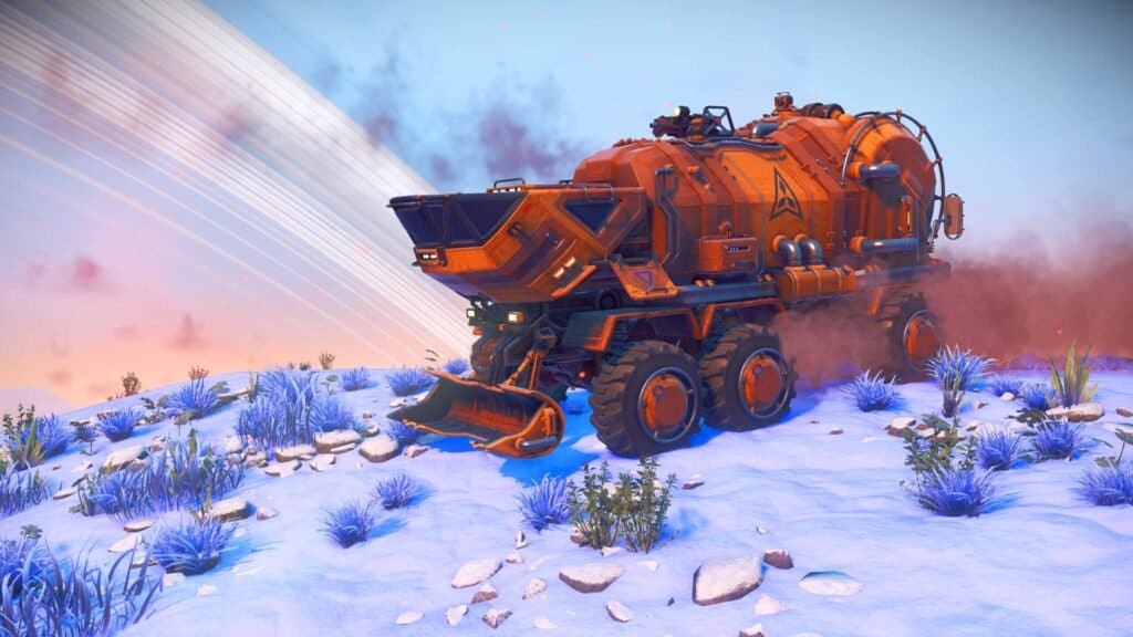 The Colossus in No Man's Sky.