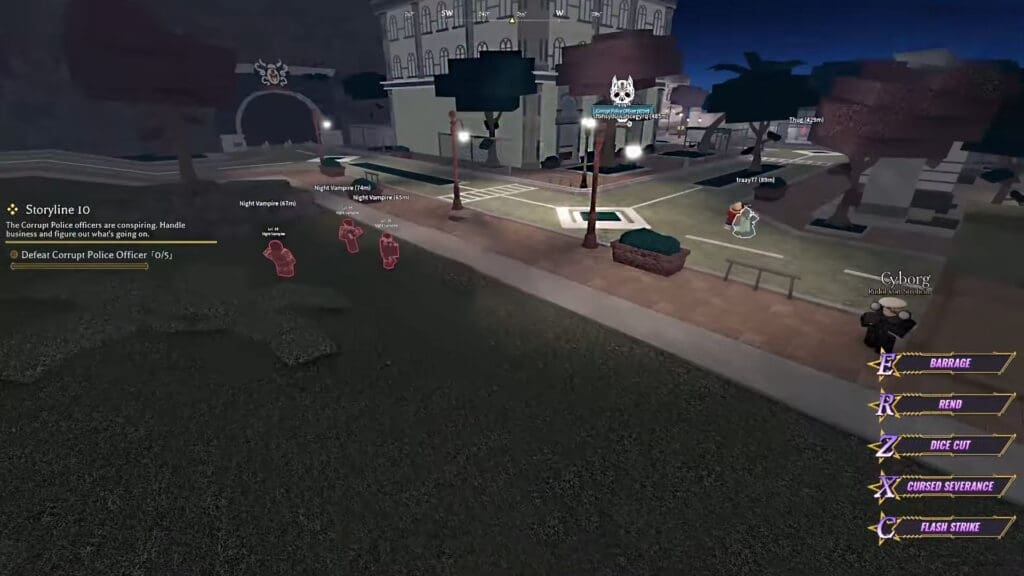 Bizarre Lineage Three Night Vampire Spawn Location