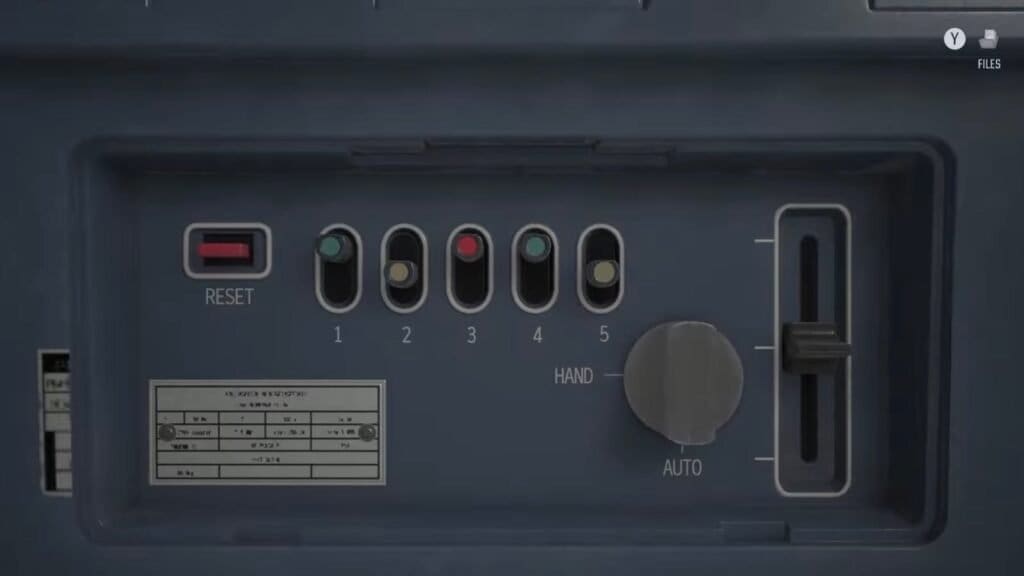 The Artificial Organ Transport Box puzzle solution in RE9.