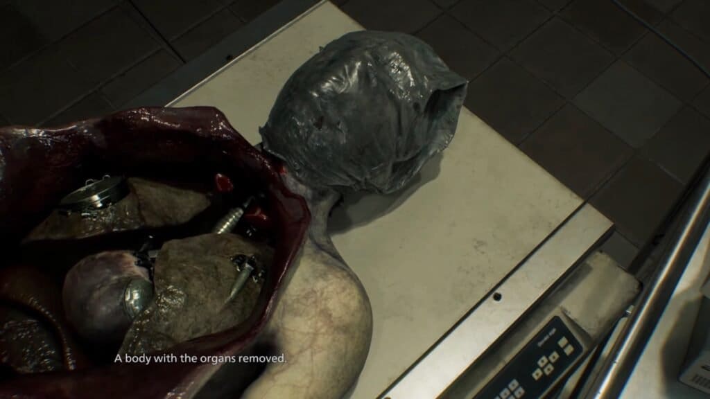 Inserting the Artificial Heart and Lungs into the Examination Room body in RE9.