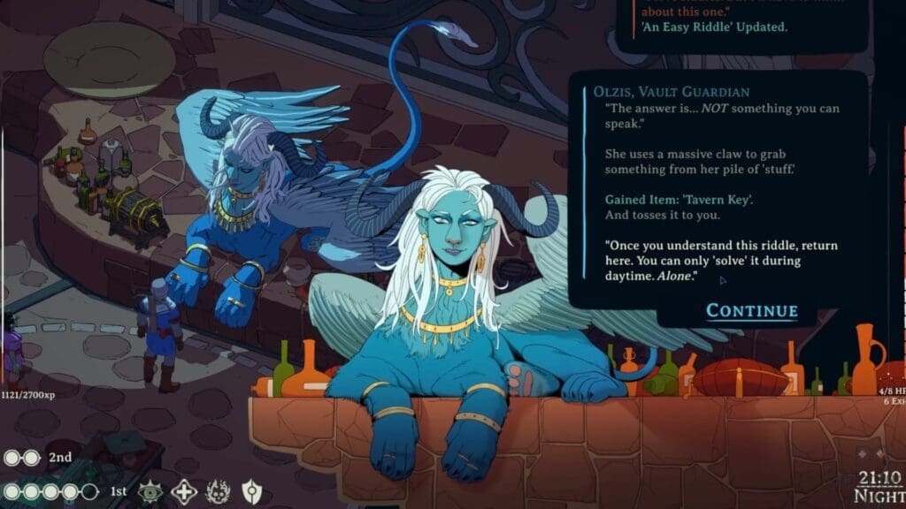 Obtaining the Tavern Key in Esoteric Ebb.