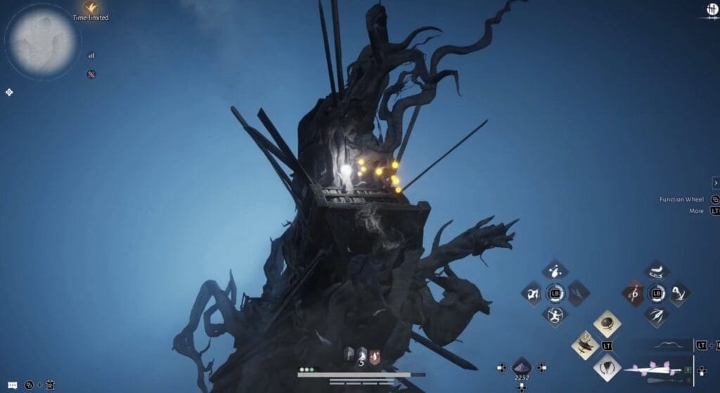 Wandering Ark World Boss moveset.