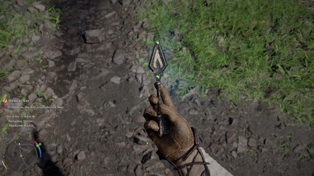 Examining the Mystical Key.
