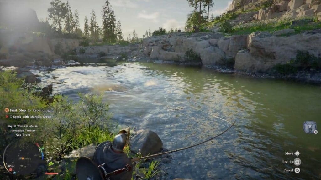 Fishing in Crimson Desert.