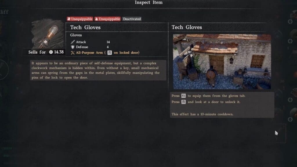 Obtaining the Tech Gloves in Crimson Desert.