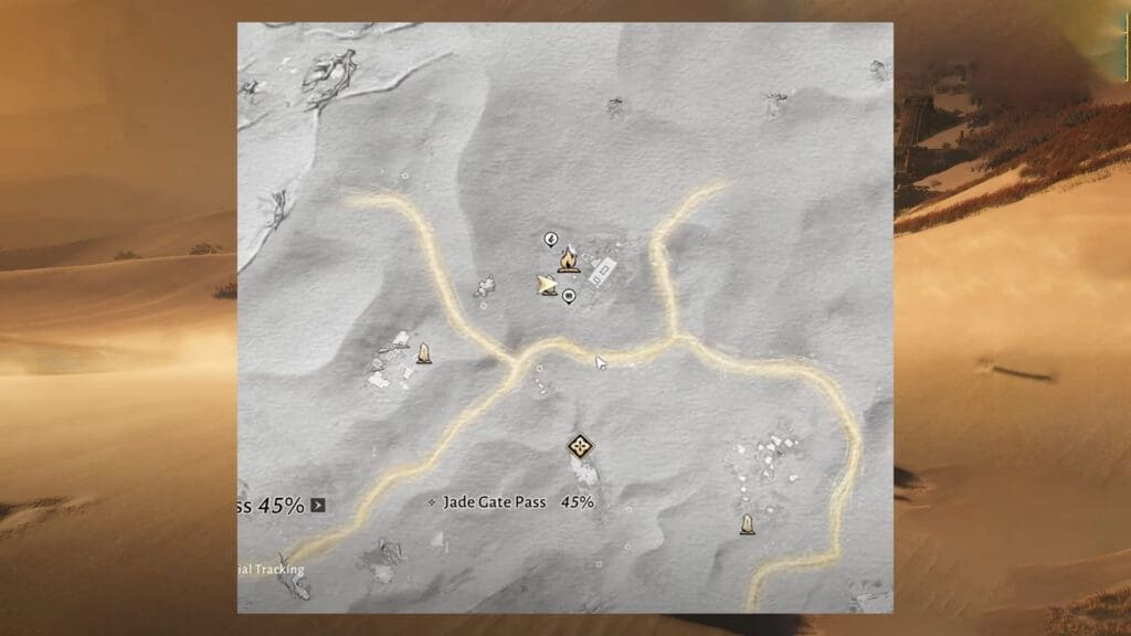 Where Winds Meet Lost Crossing Mysterious IOU Location Map