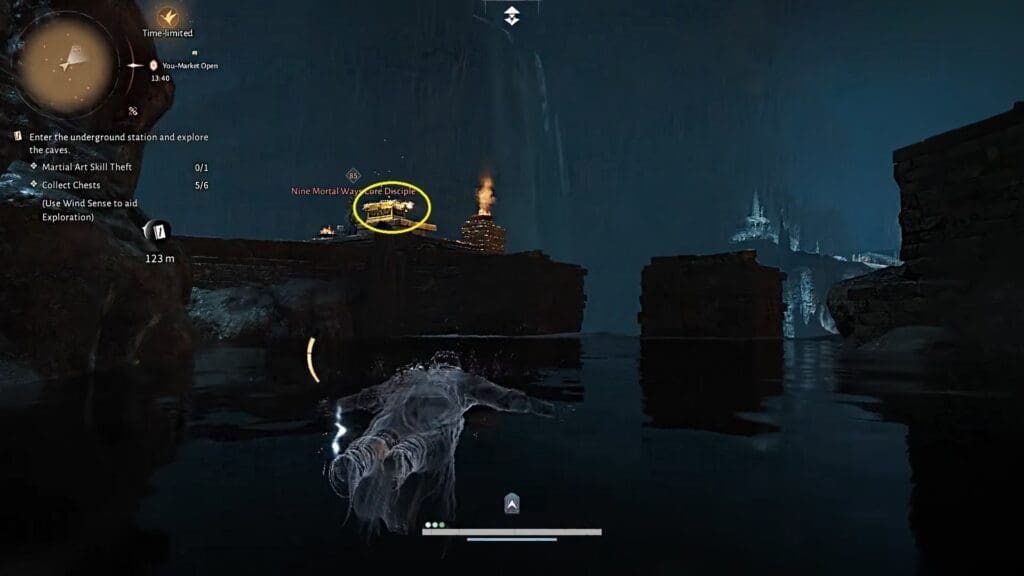 Where Winds Meet Unfettered Rope Dart Final Chest Location